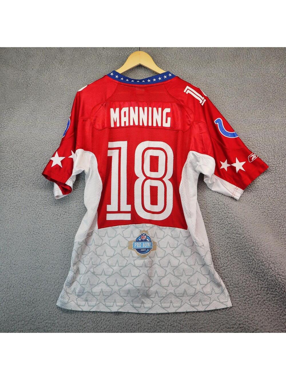 Reebok Peyton Manning 2004 NFL Pro Bowl Jersey Med All-Star